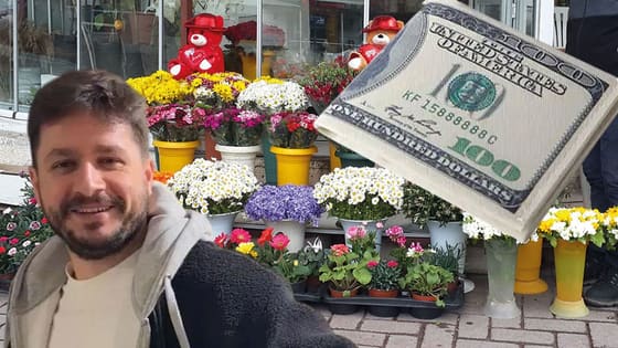 Çiçek alacaktı! 2 bin lirayı duyunca vazgeçti: Eşine 100 dolar verdi herkes mutlu oldu
