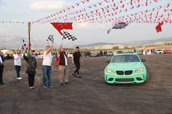Dulkadiroğlu'nda motor sporlarına yeni adres: Drift pisti kapılarını açtı