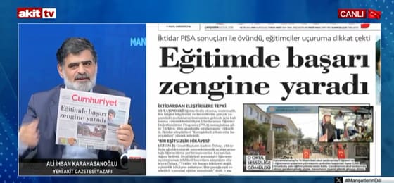 ‘Eğitimde başarı zengine yaradı’ ahlaksızlığı! Şarapçıların Cumhuriyet’i algı peşinde