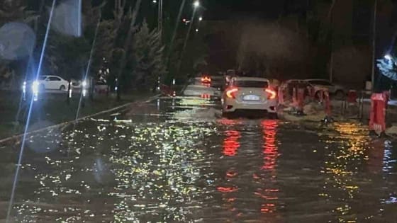 Elazığ’da sağanak yağışta su seviyesi 2,10 metrelik sınırı buldu