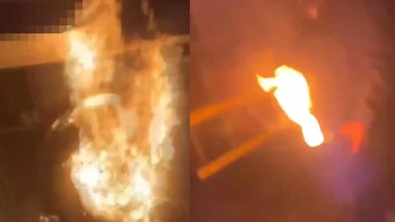 Haraç isteyip aracı ateşe verdiler! Polis affetmedi