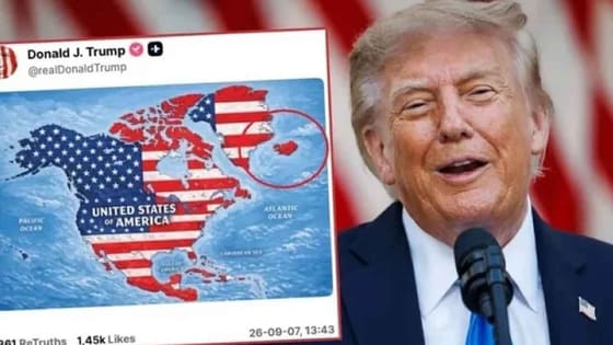 Haydut Trump’tan skandal harita hamlesi! Üç ülkeyi ABD toprağı ilan edince küresel kriz patladı!