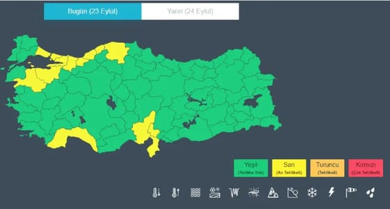 İstanbul’a kış havası geldi! 14 ile fırtına ve sel uyarısı