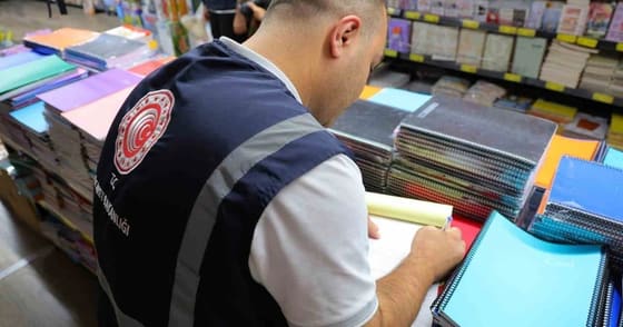 Kahramanmaraş'ta 116 kırtasiye firması denetlendi, 21'ine 158 bin 920 lira ceza kesildi