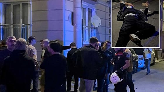 Kalabalığa laf atıp dayak yedi! Silah çekti kendini vurdu