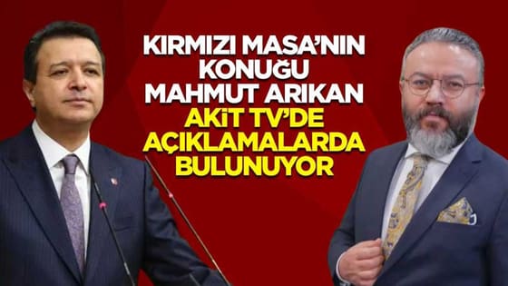 Kırmızı Masa’nın konuğu Saadet Partisi lideri Mahmut Arıkan! Akit TV'de açıklamalarda bulunuyor