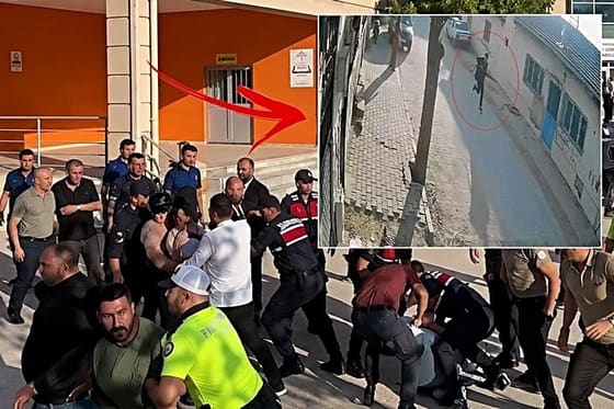 Manisa’da saldırı yapılan liseden ilk görüntüler geldi! İşte saldırganın okula giriş anı ve kaçışı