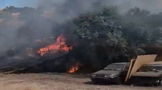 Nevşehir’de alevler bağ evlerine sıçradı! 7 ev küle döndü
