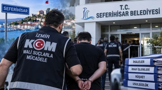 Seferihisar Belediyesine rüşvet operasyonu: Çok sayıda zanlı tutuklandı