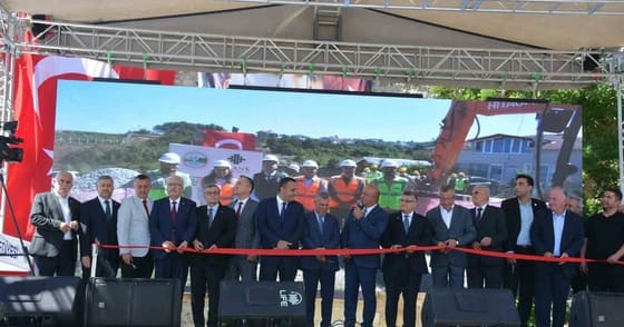 Sinop'ta kanalizasyon şebekesi için temel atıldı, 400 milyon liralık kredi tahsis edildi
