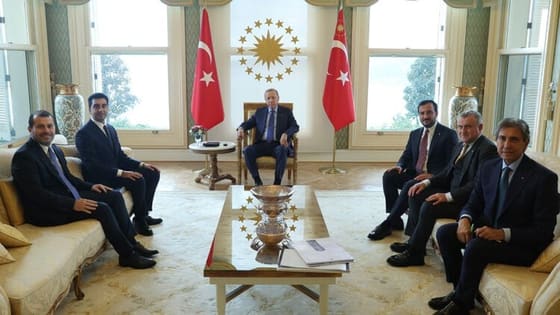 Tuzla Belediye başkanı Vahdettin Köşkü’nde Başkan Erdoğan Bingöl'ü kabul etti
