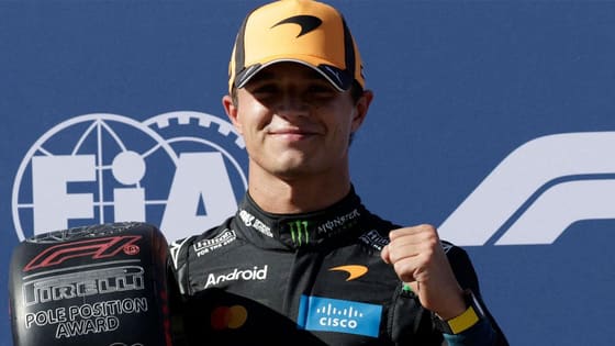 Verstappen üçüncü sırada kaldı! Madrid’de pole Lando Norris’in