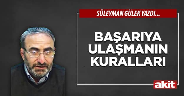 Başarıya ulaşmanın kuralları
