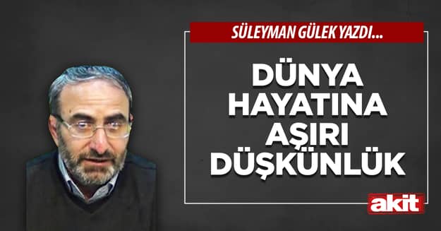 Dünya hayatına aşırı düşkünlük