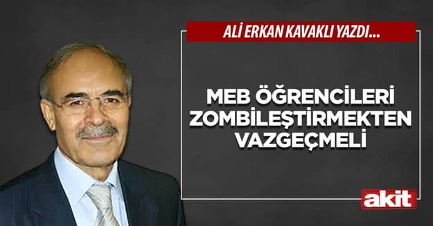 MEB öğrencileri zombileştirmekten vazgeçmeli