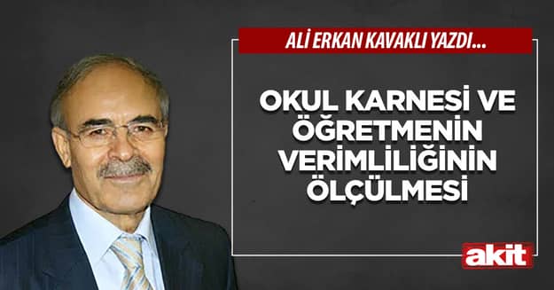 Okul karnesi ve öğretmenin verimliliğinin ölçülmesi