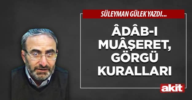 Âdâb-ı muâşeret, görgü kuralları