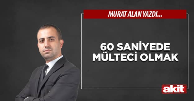 60 saniyede  mülteci olmak