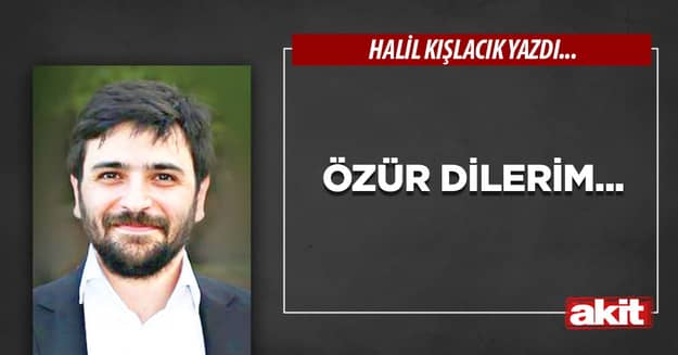Özür dilerim...