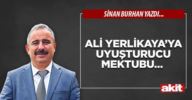Ali Yerlikaya’ya uyuşturucu mektubu…