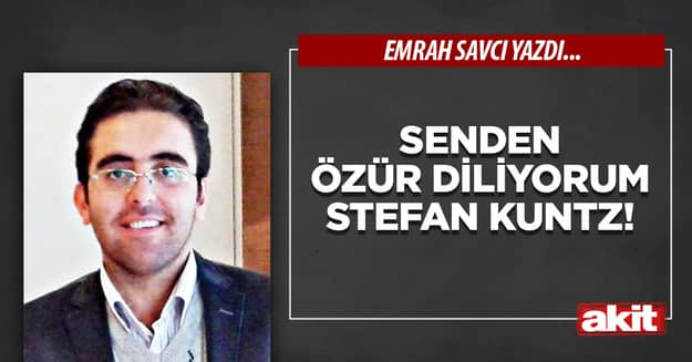 Senden özür diliyorum Stefan Kuntz!