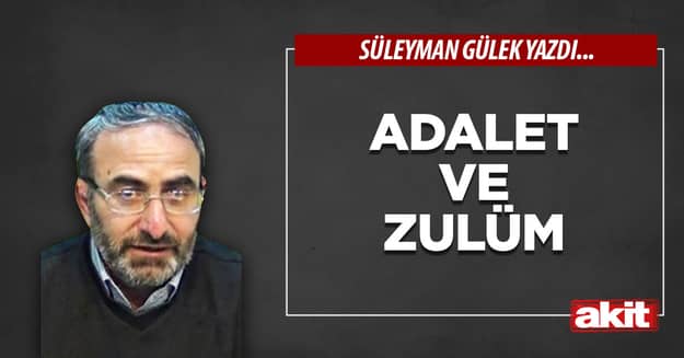 Adalet ve zulüm