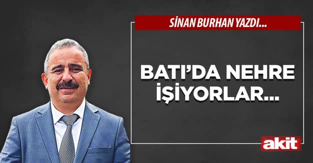 Batı’da nehre işiyorlar...