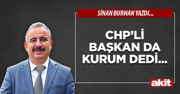 CHP’li başkan da Kurum dedi...