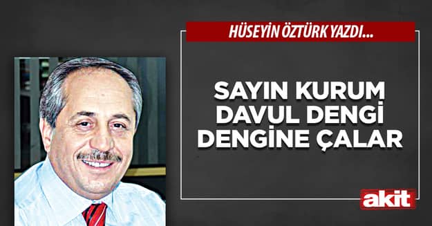 Sayın Kurum; davul dengi dengine çalar