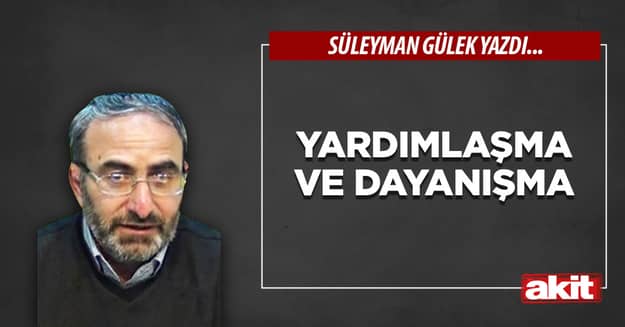 Yardımlaşma ve dayanışma