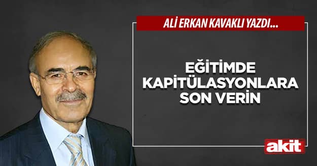 Eğitimde kapitülasyonlara son verin