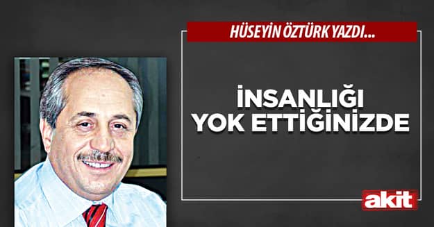 İnsanlığı yok ettiğinizde