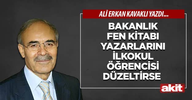 Bakanlık fen kitabı yazarlarını ilkokul öğrencisi düzeltirse 