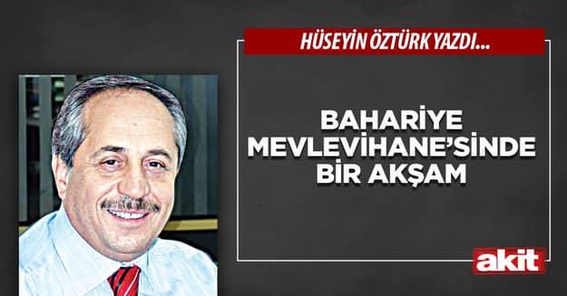 Bahariye Mevlevihane’sinde bir akşam
