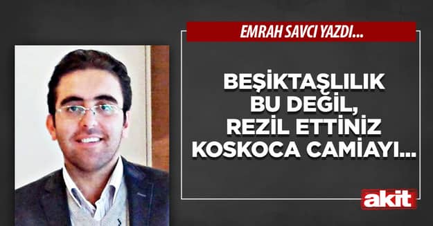 Beşiktaşlılık bu değil, rezil ettiniz koskoca camiayı...