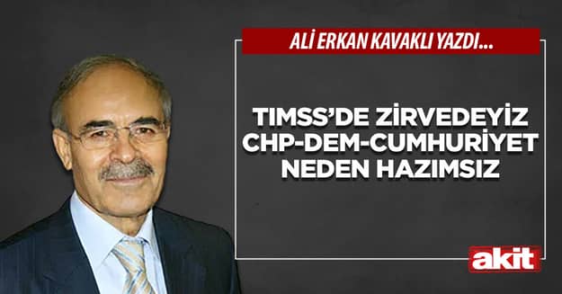 TIMSS’de zirvedeyiz CHP-DEM-Cumhuriyet neden hazımsız