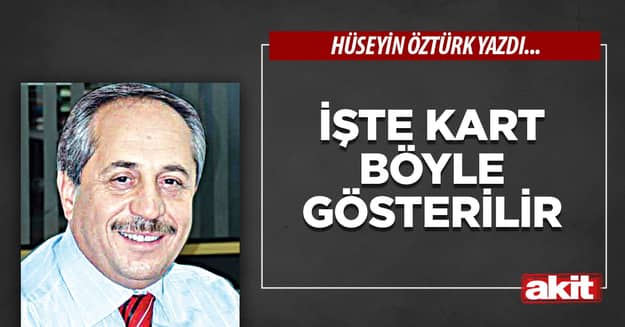 İşte Kart Böyle Gösterilir