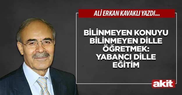 Bilinmeyen konuyu bilinmeyen dille öğretmek: Yabancı dille eğitim  