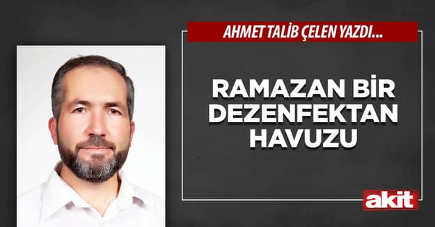 Ramazan bir dezenfektan havuzu