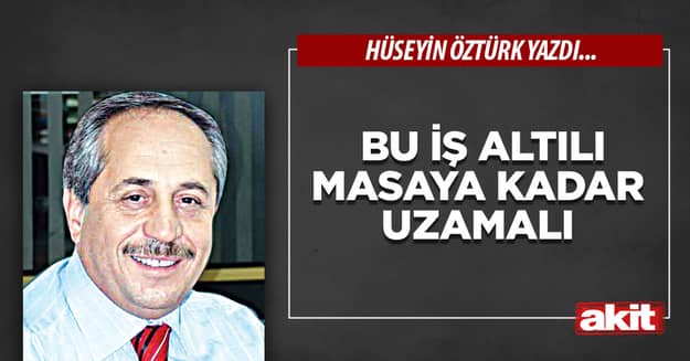 Bu iş altılı masaya kadar uzamalı