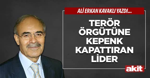 Terör örgütüne kepenk kapattıran lider