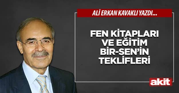 Fen kitapları ve Eğitim Bir-Sen’in teklifleri