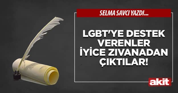 LGBT'ye destek verenler iyice zıvanadan çıktılar!
