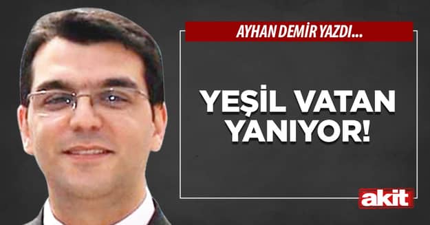Yeşil vatan yanıyor!