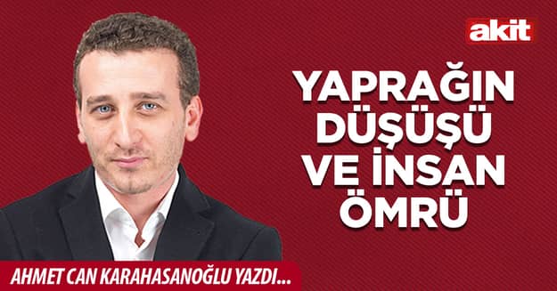 Yaprağın düşüşü ve insan ömrü