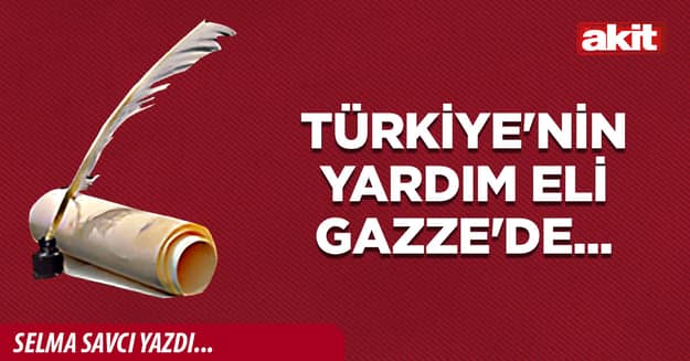 Türkiye'nin yardım eli Gazze'de...