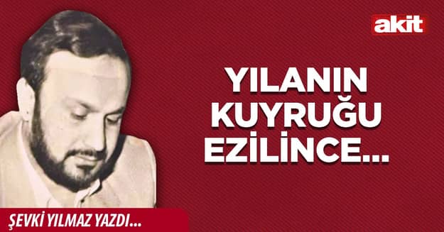 Yılanın kuyruğu ezilince…