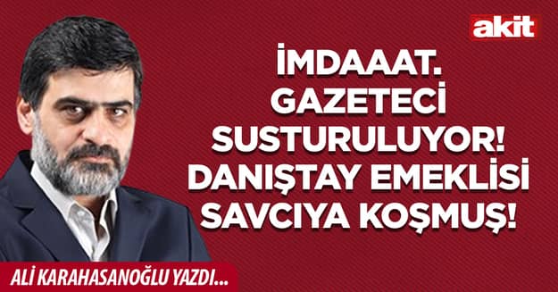 İmdaaat. Gazeteci susturuluyor! Danıştay emeklisi savcıya koşmuş!