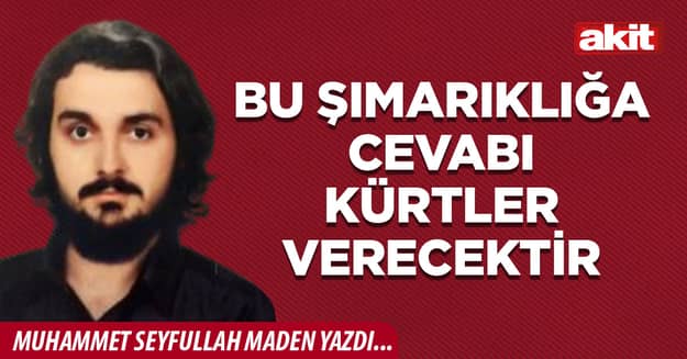 Bu şımarıklığa cevabı Kürtler verecektir