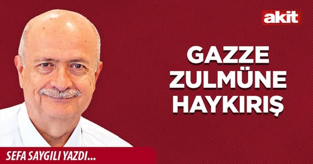 Gazze zulmüne haykırış